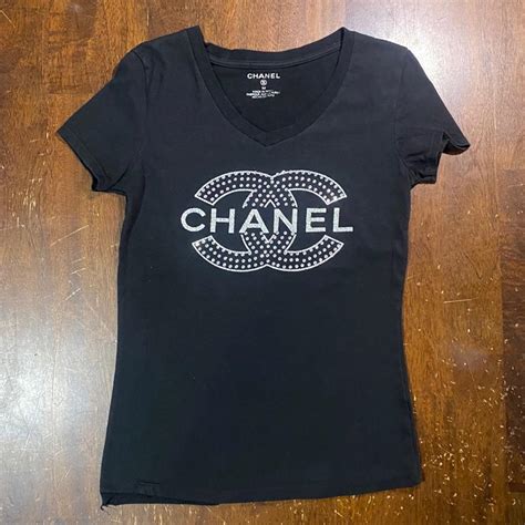 chanel logo t shirt women& 39|chanel bluse donna.